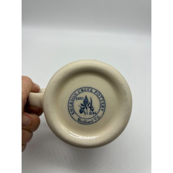 Emerson Creek Stoneware Hand Painted Dragonflies Coffee Mug - Picture 6 of 6